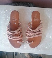 Pink diamante sandals for sale  CARDIFF