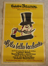 Affiche ancienne théâtre d'occasion  Plozévet