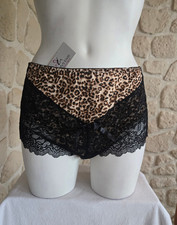 Shorty noir léopard d'occasion Shorty noir léopard d'occasion  Courville-sur-Eure