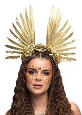Gold feather goddess for sale  UK