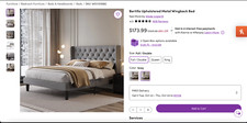 Jahsiah tufted upholstered for sale  Bloomingdale
