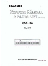 Casio Service Manual  für CDP-120 Copy comprar usado  Enviando para Brazil