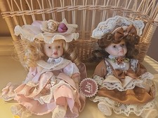 Vintage porcelain dolls d'occasion  Expédié en Belgium