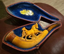 Antique meerschaum horse for sale  Walled Lake