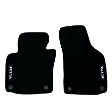 Tapetes de assoalho de carro dianteiro veludo para VW Jetta forro de tapete preto impermeável 2 peças novo comprar usado  Enviando para Brazil