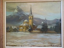 Tableau ancien montagne d'occasion  Privas