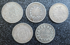 Francia lot monnaies d'occasion  Nemours