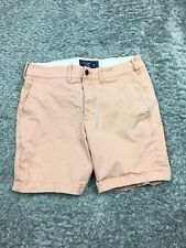Bermuda Abercrombie & Fitch Chino Feminina Tamanho 28 Laranja Sarja Cáqui Chino, usado comprar usado  Enviando para Brazil