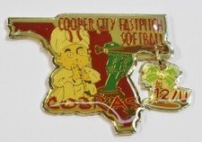 Usado, Pinback de softbol campo rápido lapela Cooper City Florida Cobras 12 abaixo comprar usado  Enviando para Brazil
