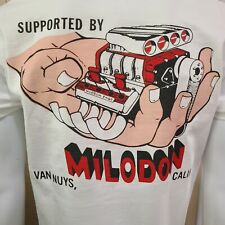 Camiseta Vintage GASSER/DRAG/NASCAR/SPRINT/RACE MILODON VAN NUYS, CALIFÓRNIA comprar usado  Enviando para Brazil