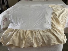 Saia de cama Ralph Lauren cor creme/poeira com babados tamanho queen comprar usado  Enviando para Brazil