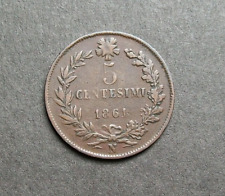 Centesimi 1861 zecca usato  Grugliasco