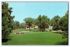 Cartão postal c1950's Country Club carrinho campo de golfe carros restaurante Logansport IN comprar usado  Enviando para Brazil
