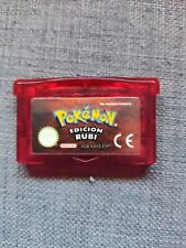 GBA POKEMON Edicion Rubi PAL ESPAÑA SOLO CARTUCHO 100% ORIGINAL comprar usado  Enviando para Brazil