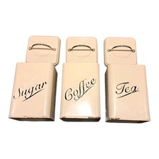 Vintage cream metal for sale  LEATHERHEAD