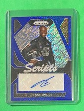 2024 PANINI PRIZM NASCAR RACING PÉL AZUL CINTILANTE AUTÓGRAFO JESSE IWUJI #1/4 comprar usado  Enviando para Brazil