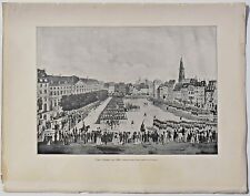 Gravure strasbourg place d'occasion  France