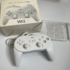 Controle remoto oficial Nintendo Wii clássico profissional branco genuíno comprar usado  Enviando para Brazil