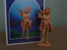 Fontanini 5” Michael Flute Boy com cartão de história grande comprar usado  Enviando para Brazil