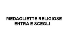 Medagliette religiose entra usato  Italia