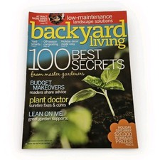 Backyard living magazine for sale  Columbia