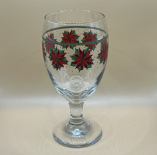 Vintage libbey poinsettia for sale  Gibsonburg