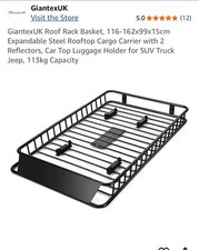 Roof rack basket for sale  MILTON KEYNES