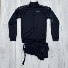 Stripe adidas tracksuit for sale  DUNSTABLE