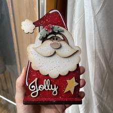Holzfigur weihnachtsmann zum gebraucht kaufen  München