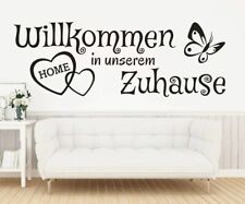 Wandtattoo spruch willkommen gebraucht kaufen  Wilster