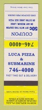 Matchbook cover luca for sale  USA