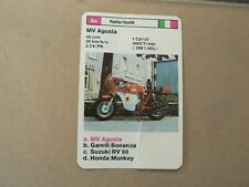 Usado, 98-MOTOS MOTOR BIKE KWARTET 8A MV AGUSTA 48 CC MINI BIKE KWARTET QUARTETT CARD segunda mano  Embacar hacia Argentina