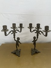 Candelabri coppia putti usato  Casalecchio di Reno