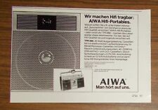 Seltene werbung aiwa gebraucht kaufen  Legden