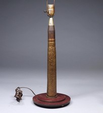 Abajur antigo de arte de trincheira da Segunda Guerra Mundial com Victory "V" e sombra louca comprar usado  Enviando para Brazil