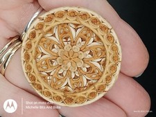 Hand carved round for sale  LONDON
