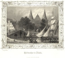 Lübeck holstentor riginal gebraucht kaufen  Deutschland