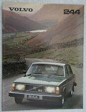 Volvo 244 brochure for sale  BOURNEMOUTH