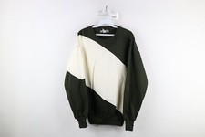 Moletom Vintage Anos 80 Gap Sport Masculino Grande Bloco de Cores em Branco Gola Redonda Verde, usado comprar usado  Enviando para Brazil