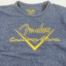 Suéter pulôver masculino Fender Custom Shop Lucky Brand manga longa grande azul, usado comprar usado  Enviando para Brazil