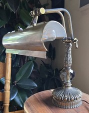 Lâmpada de mesa pesada vintage banqueiros piano art déco industrial latão intrincada  comprar usado  Enviando para Brazil