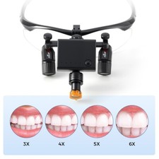 Lupas binoculares odontológicas 5W LED sem fio farol médico 3X-6X Ergo comprar usado  Enviando para Brazil