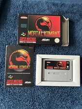 Mortal Kombat Super Nintendo (SNES) na caixa completo com manual PAL colecionável  comprar usado  Enviando para Brazil