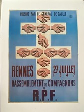 Affiche fac simile d'occasion  Descartes