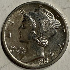 1916 mercury dime for sale  Torrington