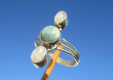 Larimar mondstein ring gebraucht kaufen  Berlin