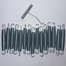 Molas de trampolim aço inoxidável 7 polegadas trampolim contagem 15 *ferramenta de mola dobrada* comprar usado  Enviando para Brazil