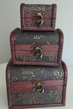 Treasure chest wooden for sale  RINGWOOD