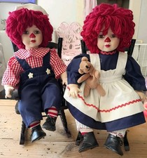 Raggedy ann andy for sale  Greenfield