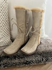 Fellstiefel winterstiefel beig gebraucht kaufen  Bruckberg